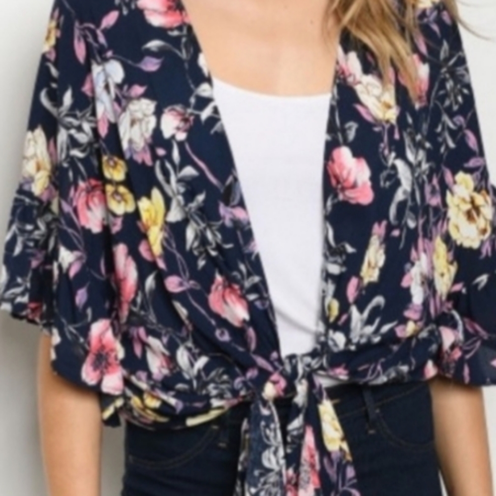 🆕️🌞Floral Top/cover-up